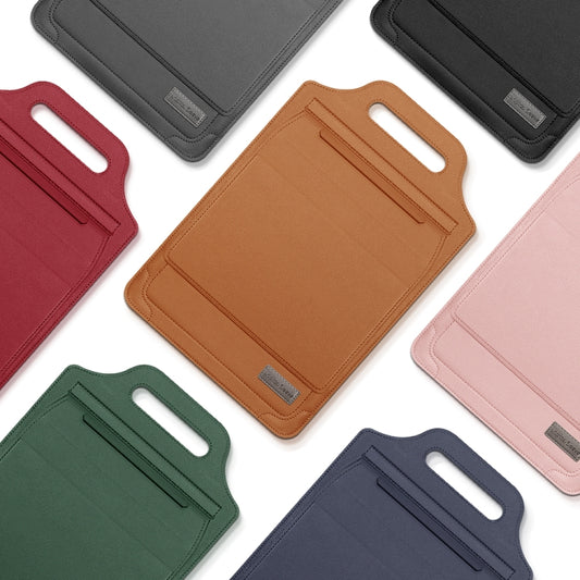 12 inch Multifunctional Mouse Pad Stand Handheld Laptop Bag(Pink) by bashfashion