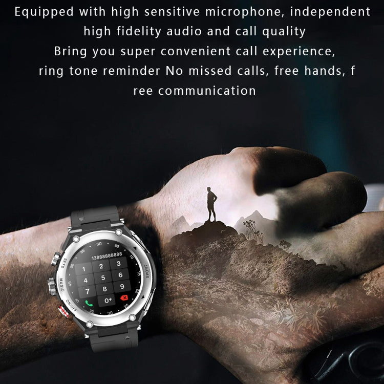T92 1.28 inch IPS Touch Screen 2 in 1 Bluetooth Headset Smart Watch, Support Heart Rate Monitoring/Bluetooth Music(Black) by bashfashion