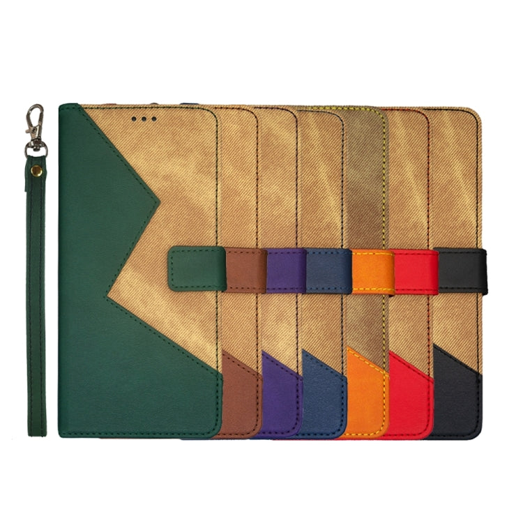 For Sharp Rouvo V idewei Two-color Splicing Leather Phone Case(Black) by idewei