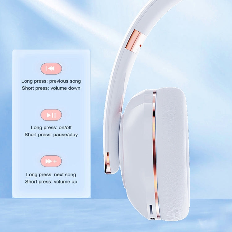 KE22 Folded Noise Reduction Wireless Bluetooth Headphones(Orange) by bashfashion