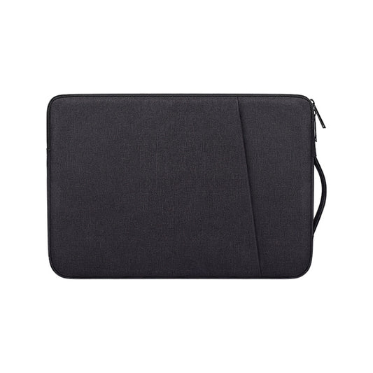 ND01D Felt Sleeve Protective Case Carrying Bag for 14.1 inch Laptop(Black) by bashfashion