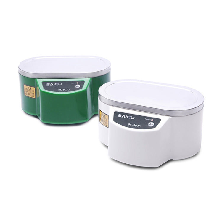 BAKU BK-9030 30W 0.8L LCD Display Ultrasonic Cleaner, AC 110V, US Plug(Green) by BAKU