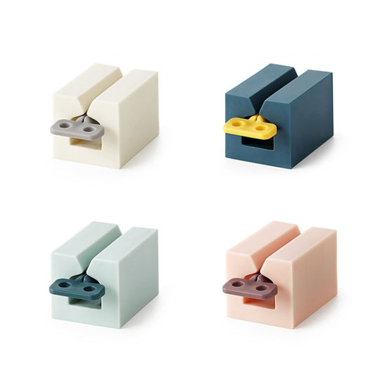 5 PCS TM19014 Lazy Toothpaste Squeezer Manual Toothpaste Extruder(Dark Blue + Yellow) by bashfashion