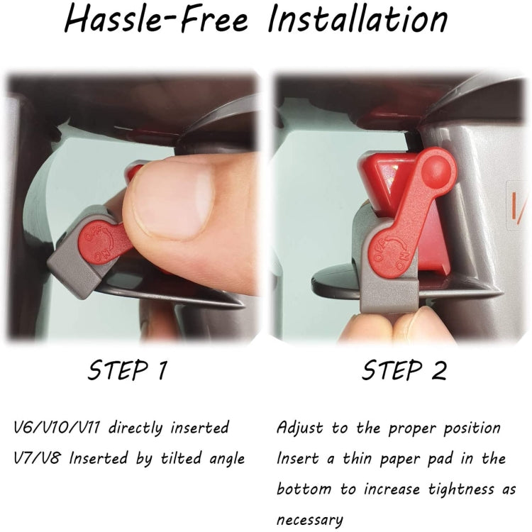 2 PCS Auto-Switch Power Button Trigger Lock for Dyson V7 V8 V10 V11 by bashfashion