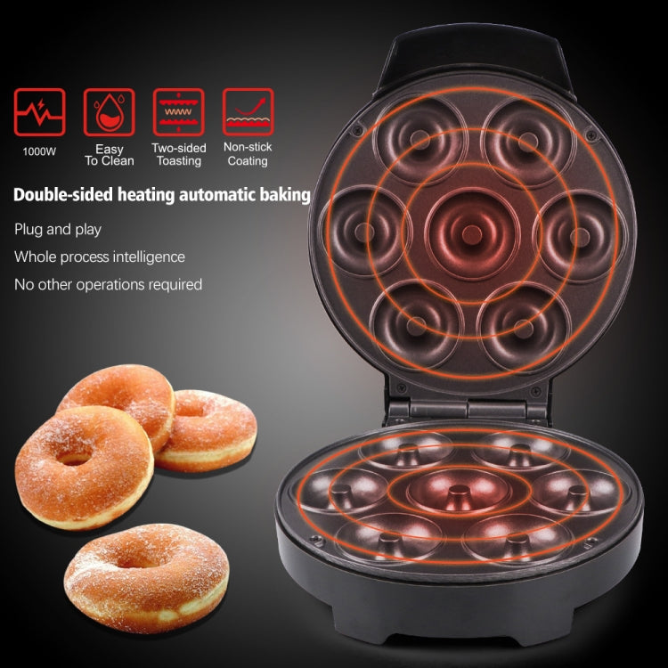 1000W Mini Donut Maker Machine Can Make 7 Doughnuts 110V US Plug by bashfashion
