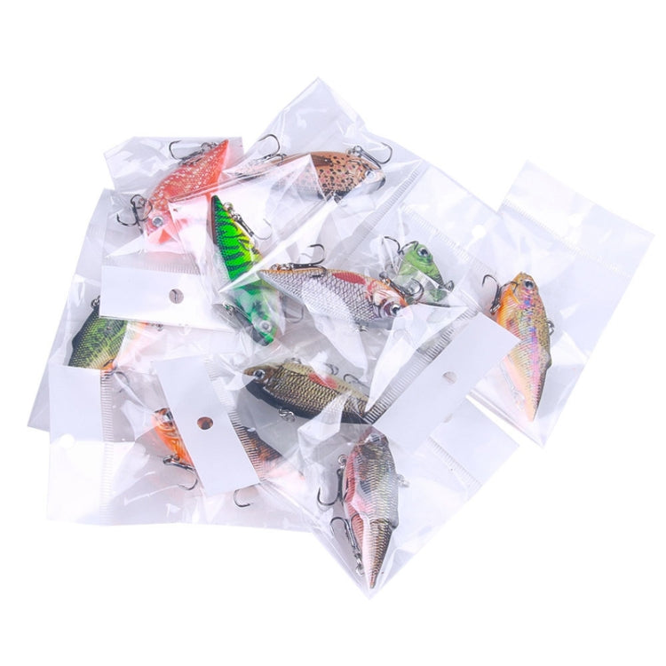 10colors /Set HENGJIA VI101 Painted VIB Dummy Lure Lua Submerged Baits, Size: 6.4cm 8g by HENGJIA