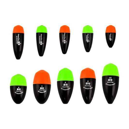Electronic Luminous Float For Night Fishing Sea Fishing ABS Anti-Fall Float, Size: 5(Orange) by bashfashion