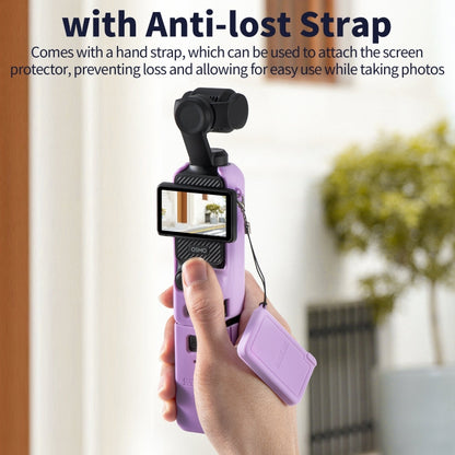 For DJI OSMO Pocket 3 STARTRC 5 in 1 Body Lens Handle Screen Silicone TPU Case (Black) by STARTRC