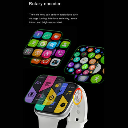 DW35PRO 1.75 inch Color Screen IPX7 Waterproof Smart Watch, Support Bluetooth Answer & Reject / Sleep Monitoring / Heart Rate Monitoring, Style: Silicone Strap(Red) by bashfashion