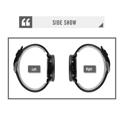 SKMEI 1736 Triplicate Round Dial Timing LED Digital Display Luminous Electronic Watch(Black) by SKMEI