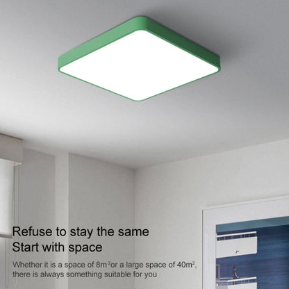 Macaron LED Square Ceiling Lamp, Stepless Dimming, Size:30cm(Pink) by bashfashion