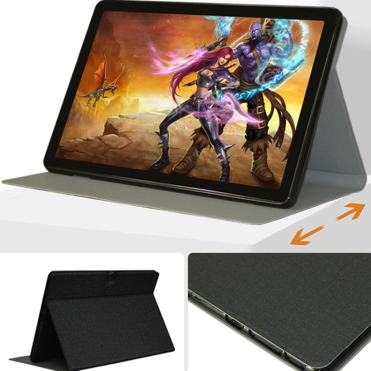 For ALLDOCUBE Smile X Business Style Anti-slip Texture Leather Tablet Case(Grey) by ALLDOCUBE