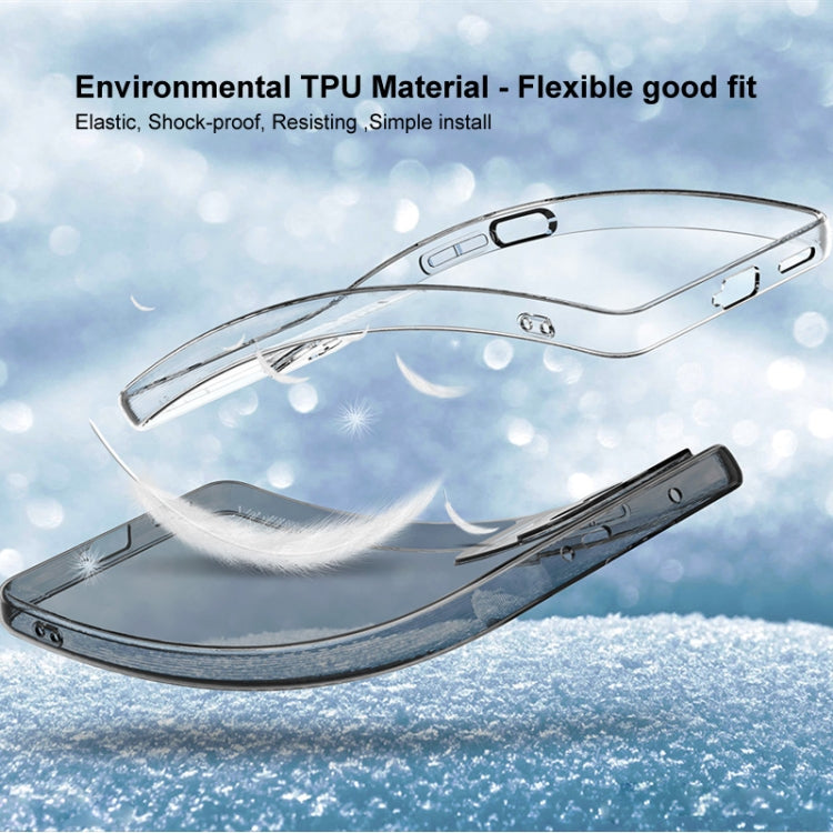 For Google Pixel 7 Pro IMAK UX-5 Series Transparent Shockproof TPU Protective Phone Case(Transparent Black) by imak