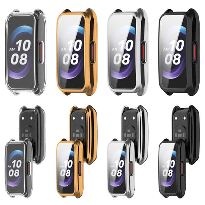 For Keep Band B5 / Band B4 Full Coverage TPU Electroplating Watch Protective Case(Transparent) by bashfashion