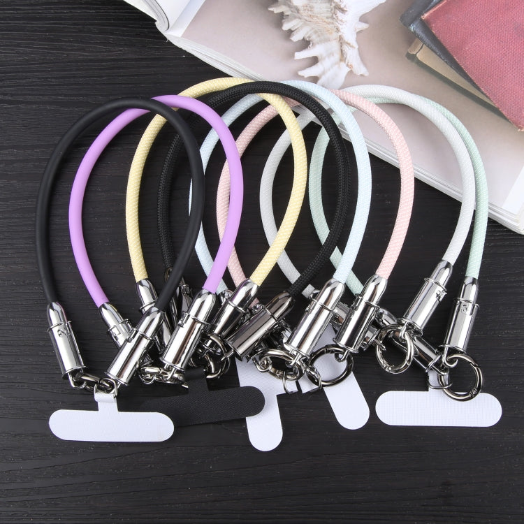 USB-C / Type-C to Type-C Data Cable Phone Anti-lost Short Lanyard, Length: 30cm(Pink Braid) by bashfashion