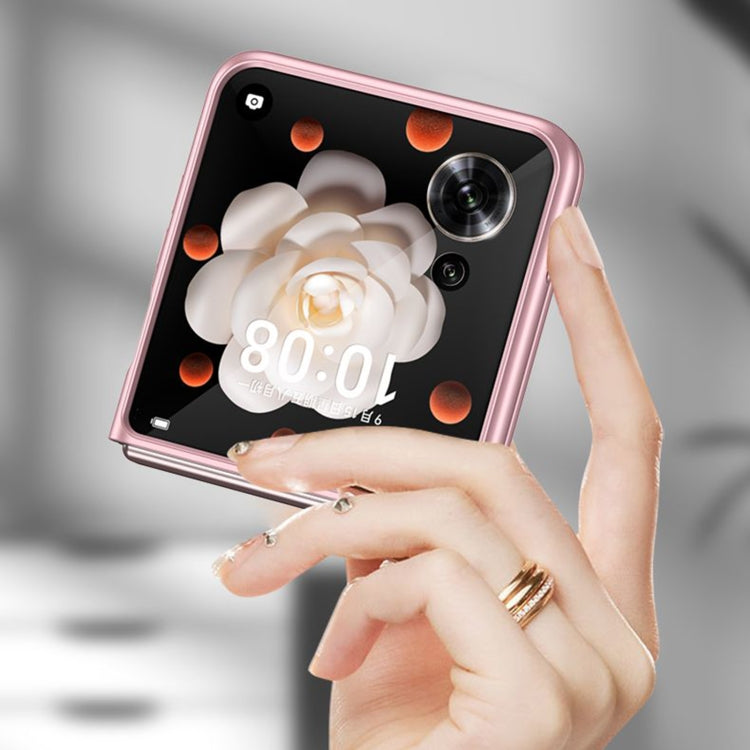 For Honor Magic V Flip GKK Ultra-thin Full Coverage Phone Case(Silver) by GKK