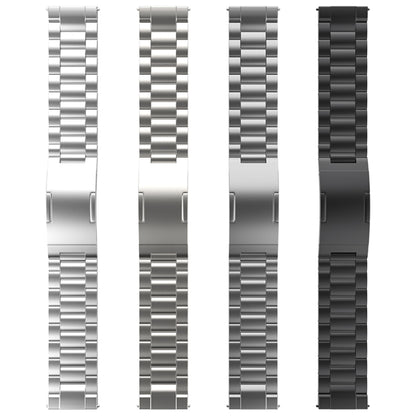 For Huawei Watch GT 5 / GT 4 46mm Button Style Three Beads Titanium Steel Quick Release Watch Band(Titanium Color) by bashfashion