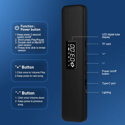 SLEEP BOX Bone Conduction Bluetooth 5.3 Sleep Speaker(Rose Red) by bashfashion