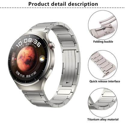 Kalebol 22mm Universal Titanium Scratch Resistant Strap(Titanium Silver) by Kalebol