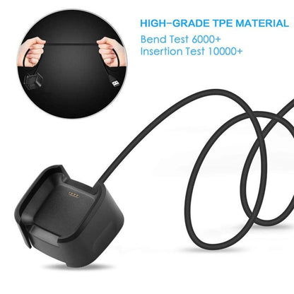 For Fitbit Versa 2 xDfind USB-A Port Watch Charging Dock Base Stand Holder, Length: 1m(Black) by xDfind