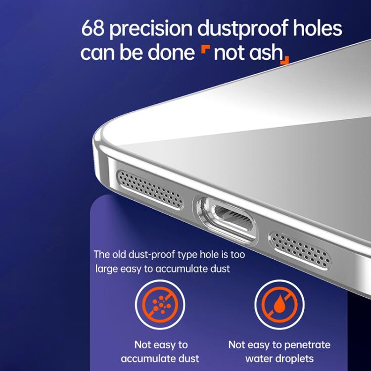 For iPhone 17 Pro Max SULADA Shine Through Series Plating TPU Transparent Phone Case(Space Black) by SULADA