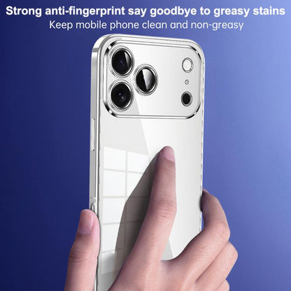 For iPhone 17 Pro Max SULADA Shine Through Series Plating TPU Transparent Phone Case(Silver) by SULADA