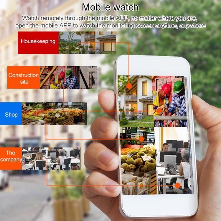 AL-63 2.0 Million Pixels 1080P HD WiFi IP Camera, Support Night Vision & Motion Detection & Two-way Intercom & TF Card, AU Plug by bashfashion
