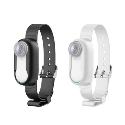 For Insta360 GO 3 / GO 3S PULUZ Camera Silicone Case Wristband Bicycle Strap Extension Mount (White) by PULUZ