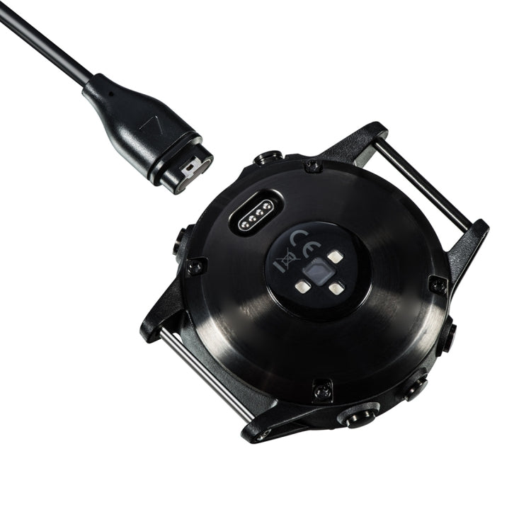 For Garmin Fenix 7X Pro Type-C Port Watch Charger With Data Transmission(Black) by bashfashion