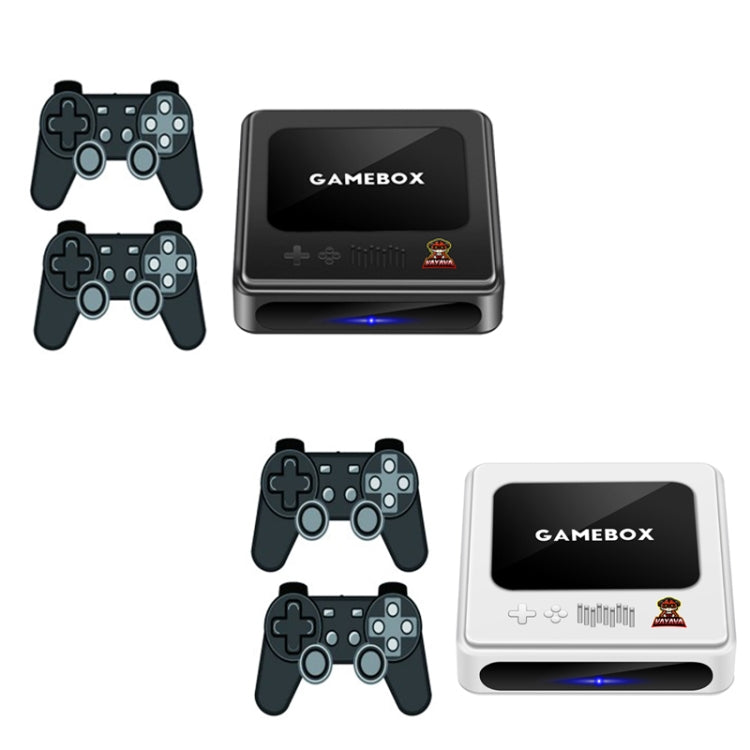 GD10 64G Built-In 30000+ Games Dual System Set-Top Box 3D Home 4K HD TV Game Console Box AU Plug(Black) by ANBERNIC