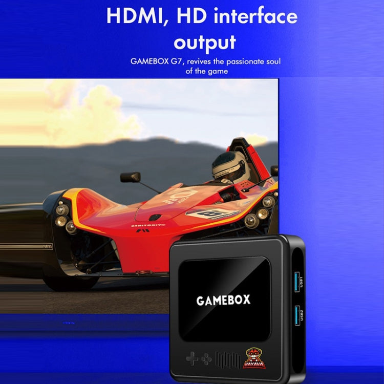 GD10 64G Built-In 30000+ Games Dual System Set-Top Box 3D Home 4K HD TV Game Console Box EU Plug(Black) by ANBERNIC