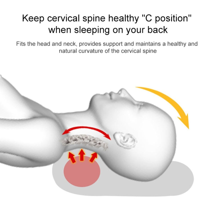 Butterfly Shape Memory Foam Snorked Pillow Slow Rebound Health Care Cervical Pillow, Dimensions: 50x30x10x6cm(Diamond Gray) by bashfashion