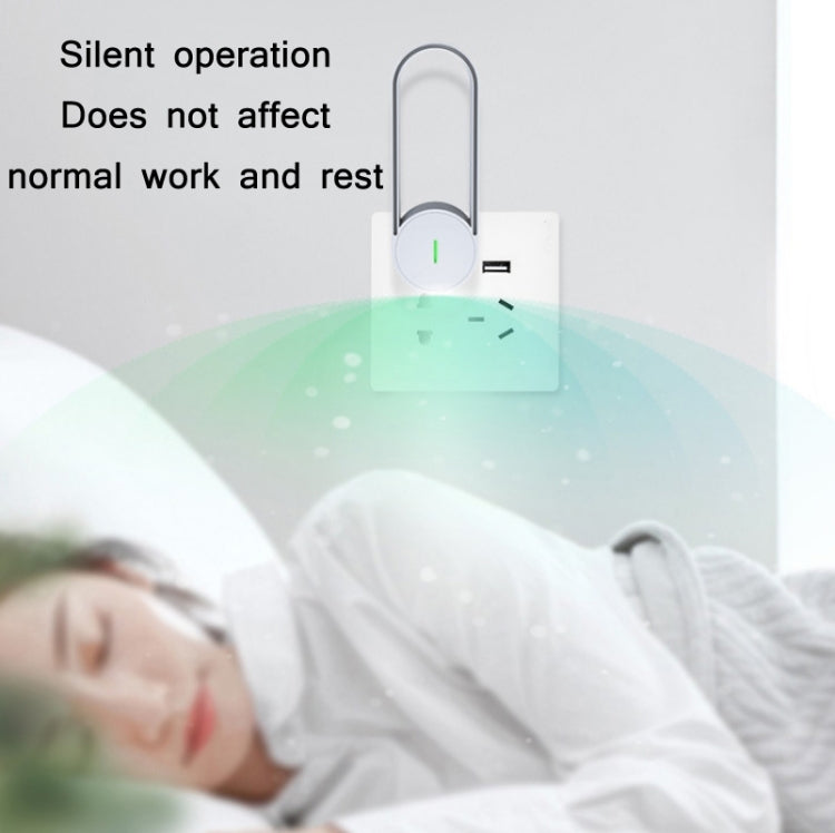 USB Plug-In Negative Ion Air Purifier Odor Deodorizer(White) by bashfashion