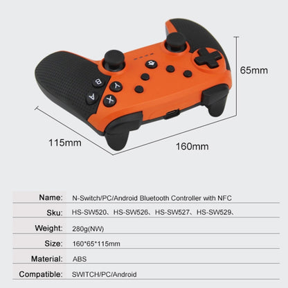 HS-SW520 3 In 1 Gamepad For Switch / PC / Android(Orange) by bashfashion
