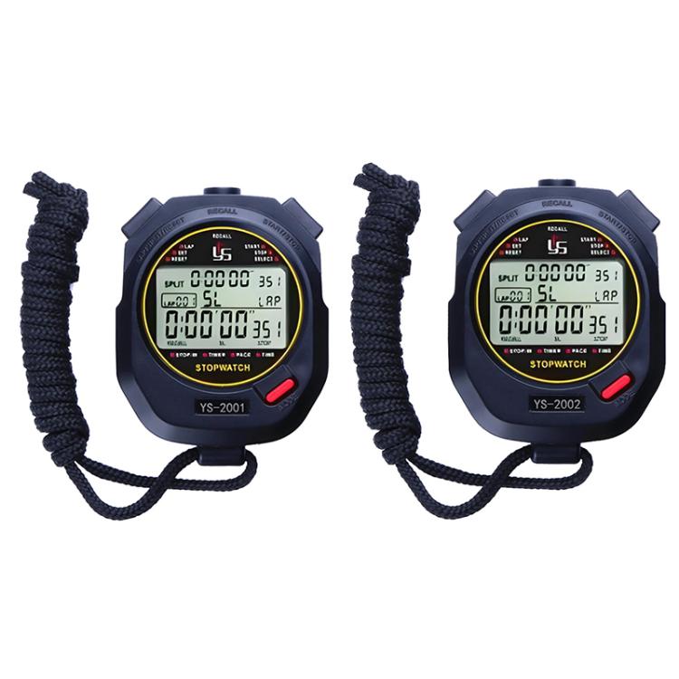 YS Millisecond Stopwatch Timer Running Training Referee Stopwatch, Style: YS2001 100 Memory by bashfashion