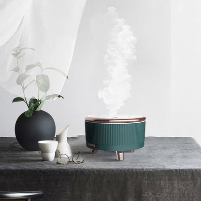 Ultrasonic Aromatherapy Diffuser Humidifier Essential Oil Diffuser US Plug(Rose Red) by bashfashion