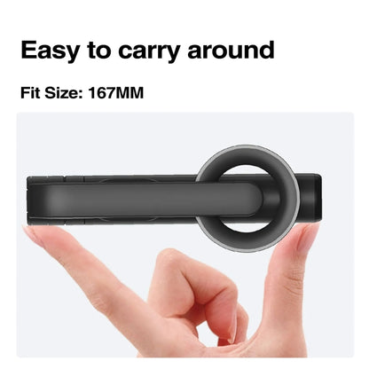 Magnetic Selfie Stick Tripod Handheld Stabilizer Rod With Remote Controller(Black) by bashfashion