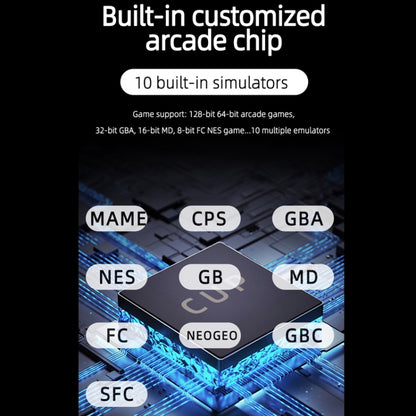 Nostalgic Street Fighter FC Handheld Video Game Console(Blue) by bashfashion