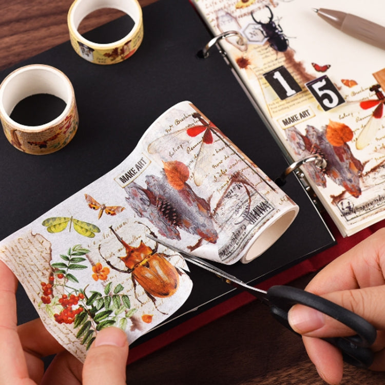 18rolls /Box Nostalgic Memory Washi Tape Set Retro Style DIY Scrapbook Stickers, Style: Sealing Manuscript by bashfashion