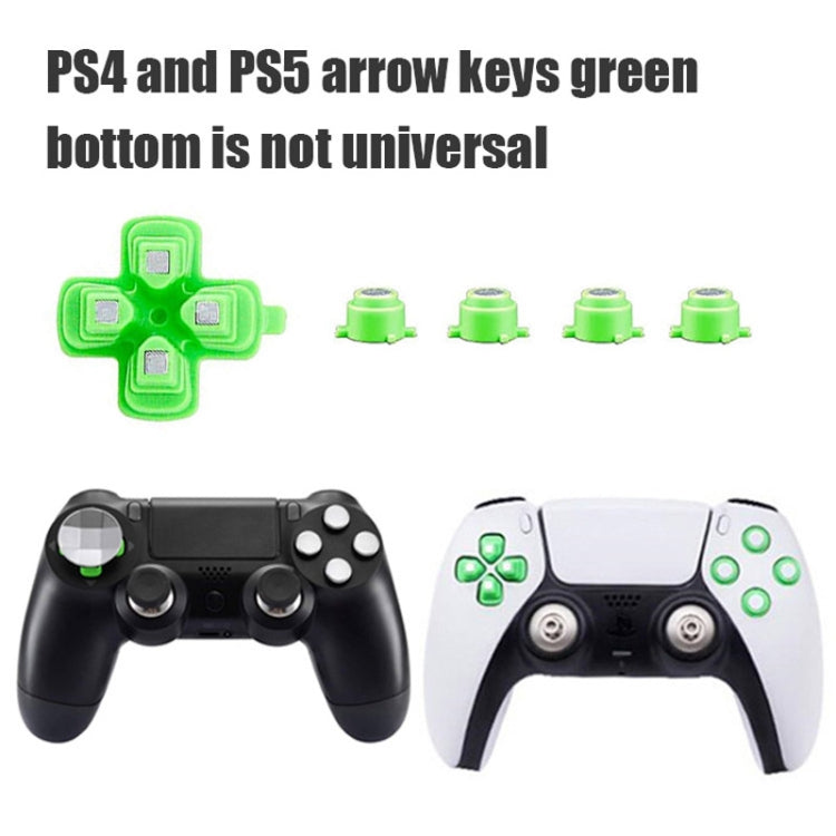 For PS5 20pcs /Set Gamepad Metal Buttons Mushroom Head Magnetic Base Cross Keys Accessory Set by bashfashion