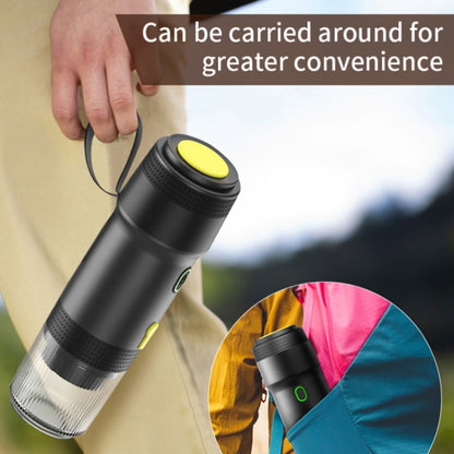 12V 3 In 1 Car Self-heating Coffee Machine Compatible With Large / Small Capsules and Ground Coffee, EU Plug(White) by bashfashion