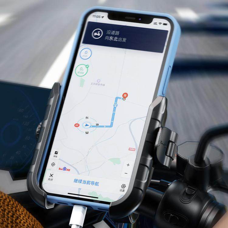 Kewig Motorcycle Bicycle Non-Blocking Mobile Phone Camera Navigation Bracket(M8SP-C3) by Kewig