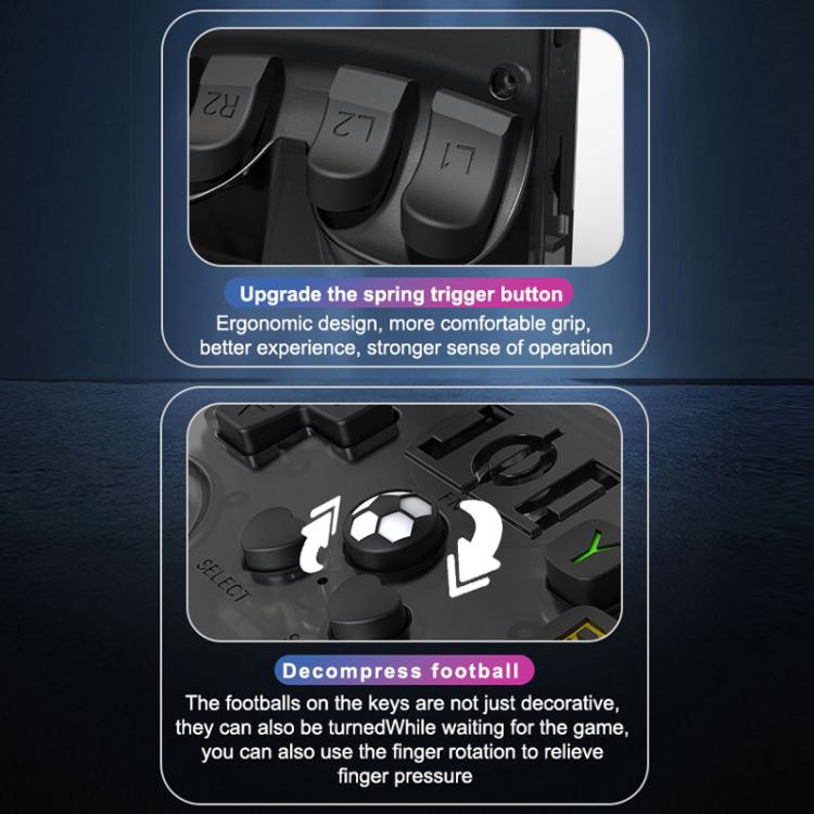 Portable Open Source GBA/FC Arcade Handheld Game Console, Size: 64G(Transparent Red) by bashfashion