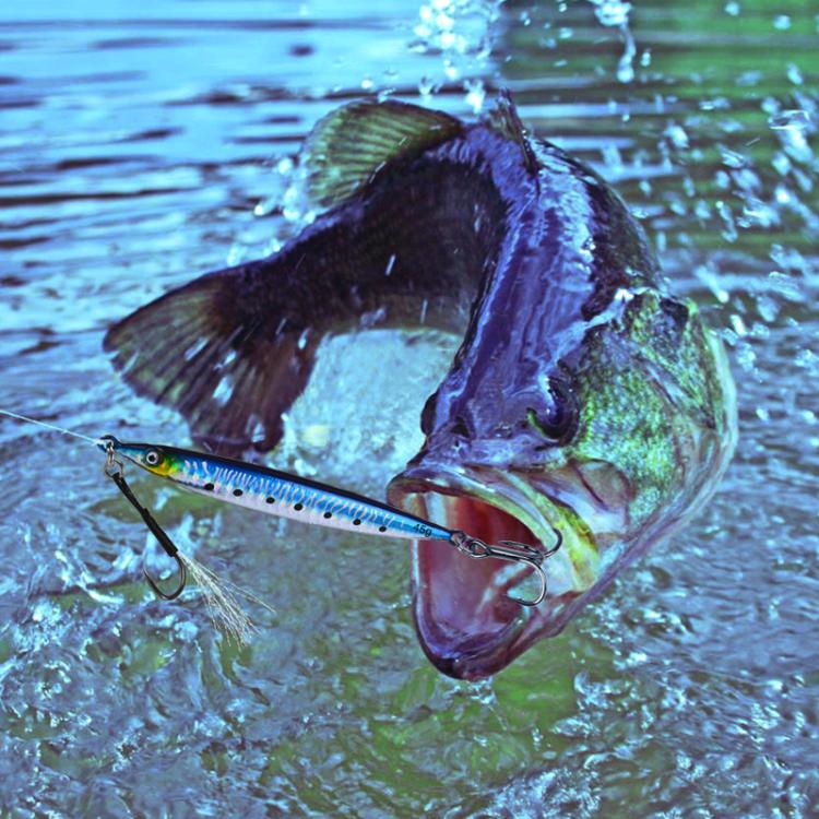 14G PROBEROS LF151 Long-Distance Casting Sinking Lure 3D Fast-Draw Sea Fishing Mackerel Hook(C) by PROBEROS