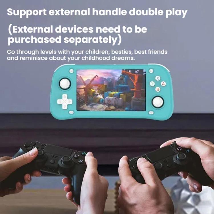 XF43 Retro Handheld Game Console Open Source 4.3 Inch Large Screen Gaming Video Players Console 64G(White) by bashfashion